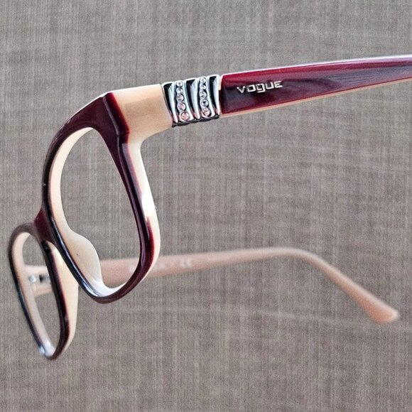 Vogue Women Eyeglasses Burgundy Red VO2765-B 2323 51[]16 140 Glasse Frame only main image 11
